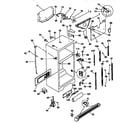 Kenmore 25378296890 cabinet parts diagram
