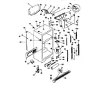 Kenmore 25378299890 cabinet parts diagram