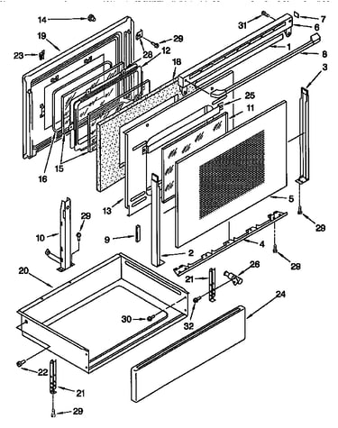 Door and drawer