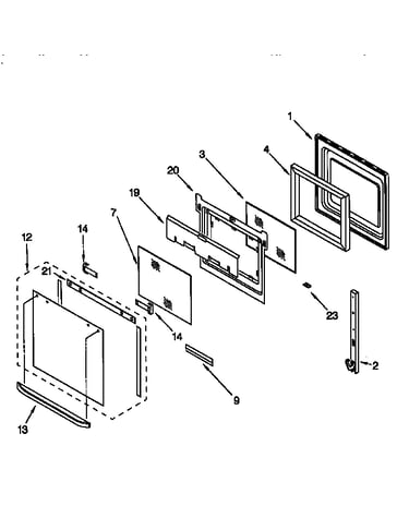 Oven door