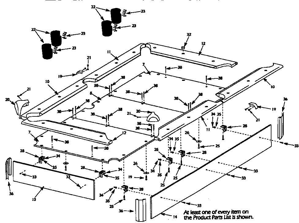 Tabletop assembly