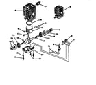 Homelite Z3850BC engine internal, oil pump diagram