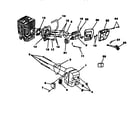 Homelite UT10773 carburetor, muffler, air filter diagram