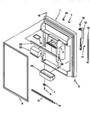 Refrigerator door