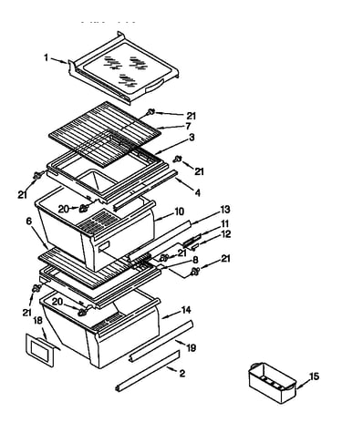 Refrigerator shelf