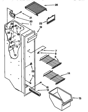 Freezer liner