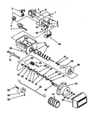 Motor and ice container