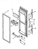Refrigerator door