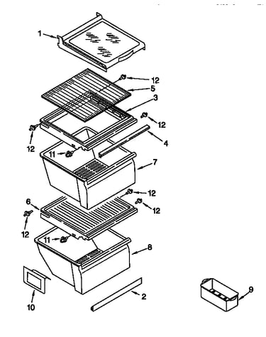 Refrigerator shelf