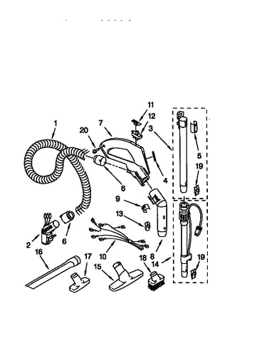 Hose and attachment