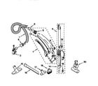 Kenmore 11627512790 hose and attachment diagram