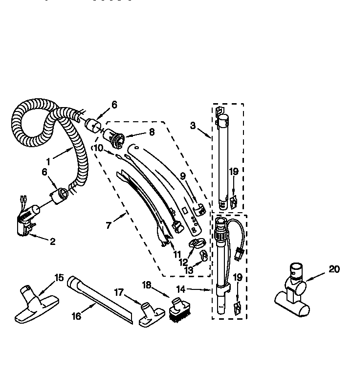 Hose and attachment