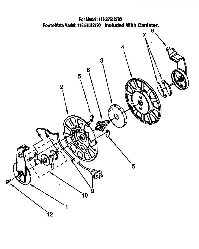 Power cord reel