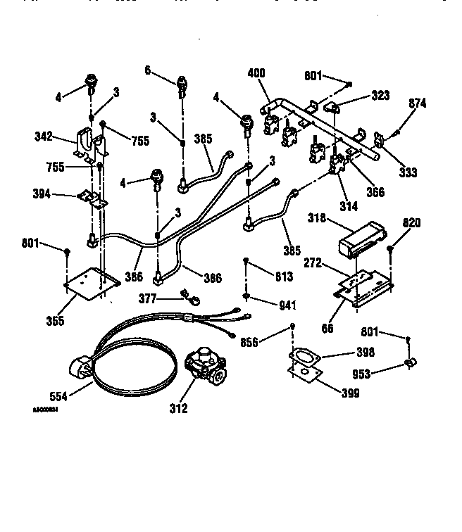 Burner section