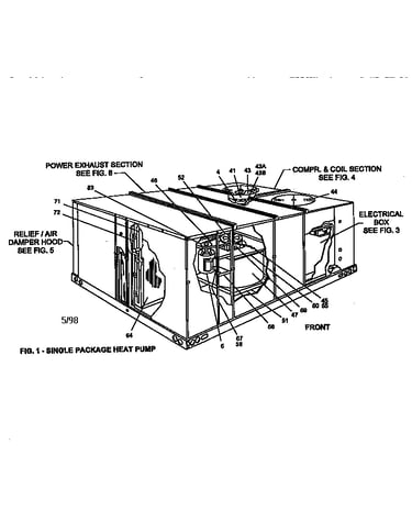 Single package heat pump
