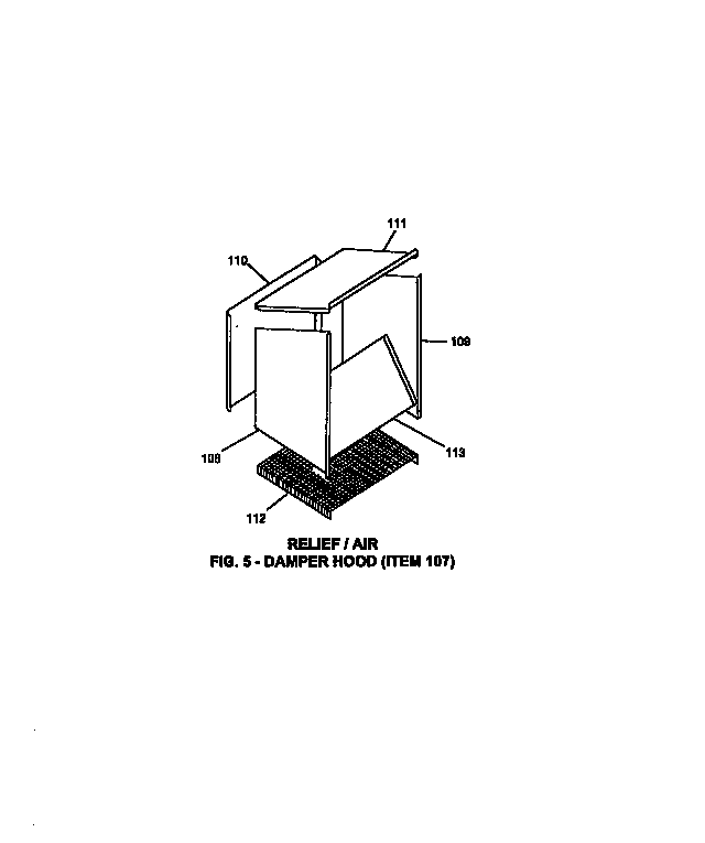 RELIEF/AIR DAMPER