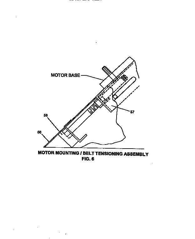 MOTOR MOUNTING/BELT TENSION