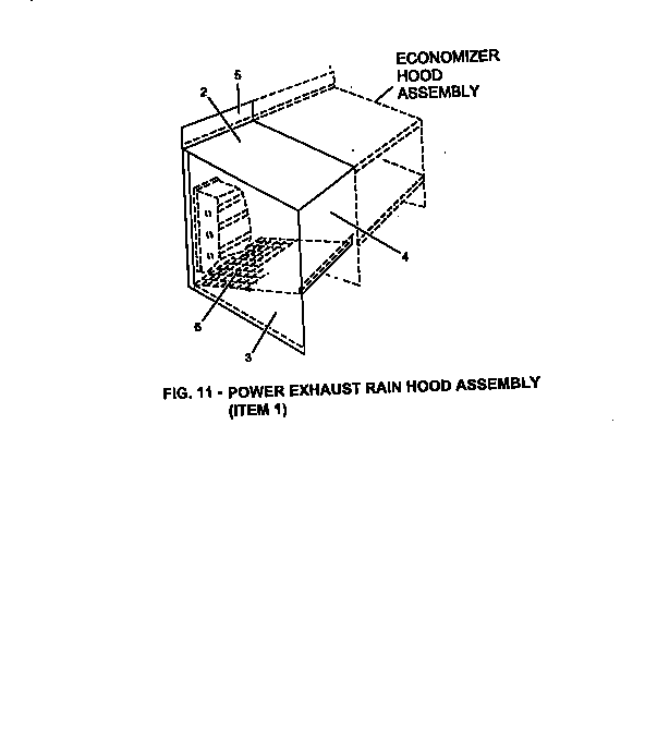 POWER EXHAUST RAIN HOOD