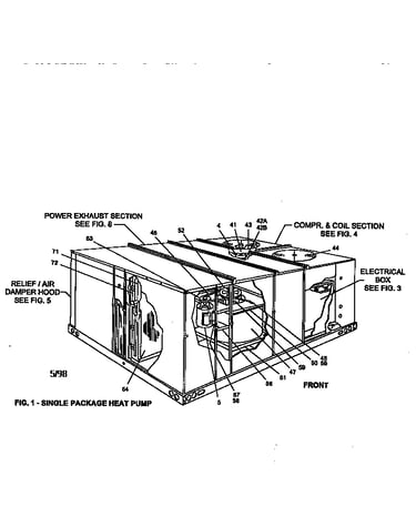 Single package heat pump