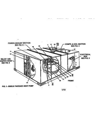 Single package heat pump