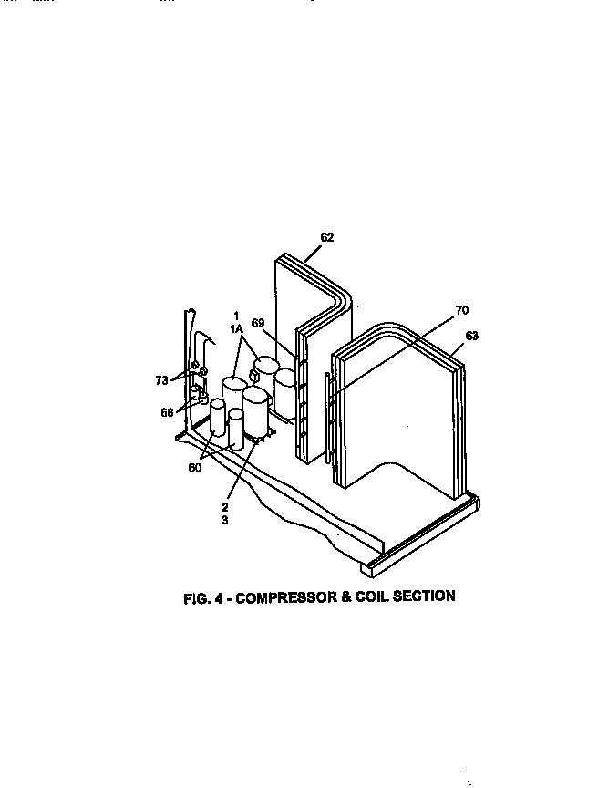 Compressor and coil section