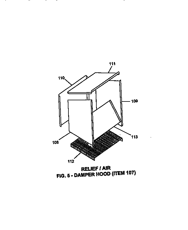 RELIEF/AIR DAMPER