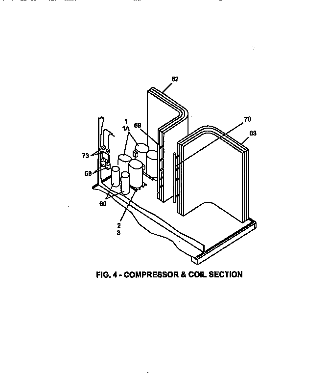 Compressor and coil section