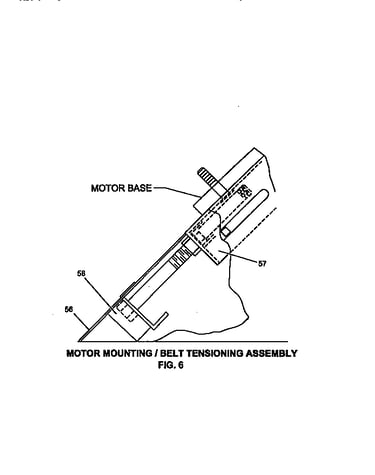 Motor mount and belt