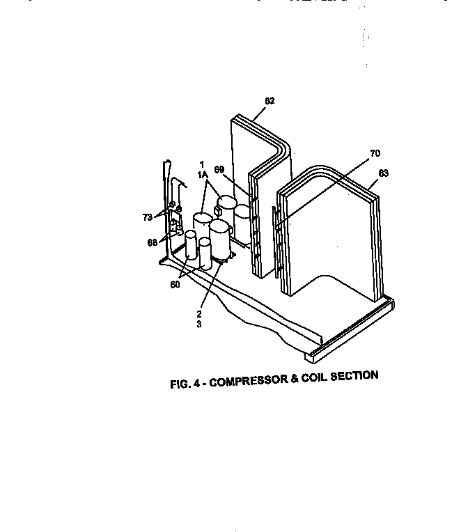 Compressor and coil section
