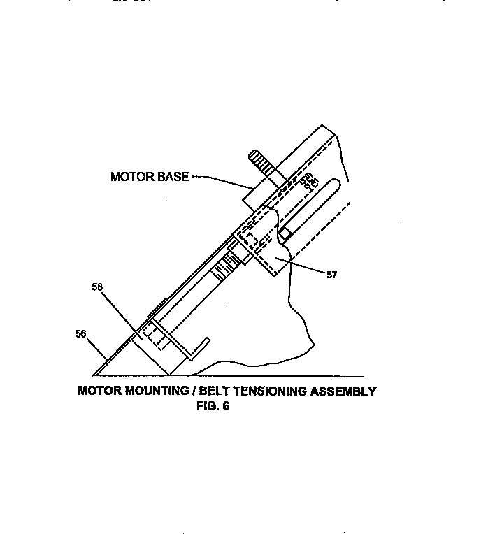 Motor mounting/ blet tension