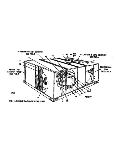 Single package heat pump