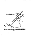 Motor mounting/belt tension