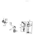 Piston/crankshaft