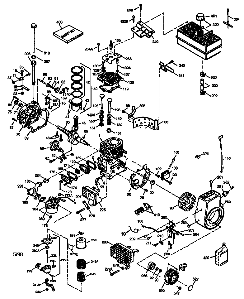 ENGINE HM80-155644S