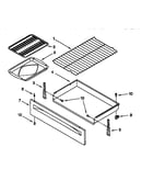 Drawer and broiler