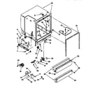 Kenmore 66515708890 tub assembly diagram