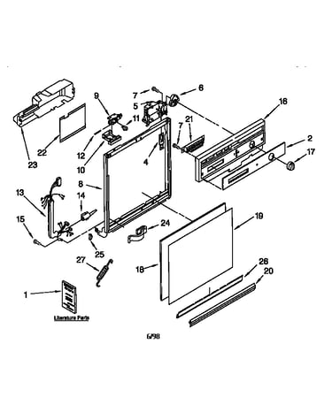 Frame and console