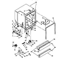 Kenmore 66517701890 tub assembly diagram