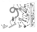 Kenmore 11628712790 hose and attachment diagram