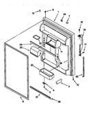 Refrigerator door