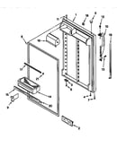 Refrigerator door