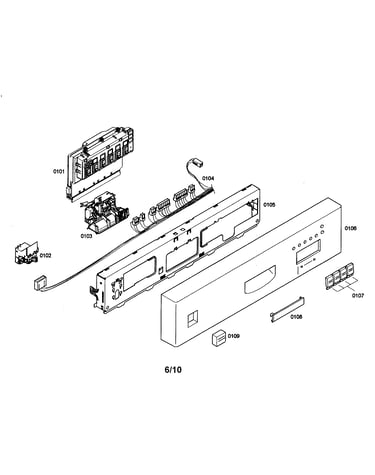 Control unit/facia panel
