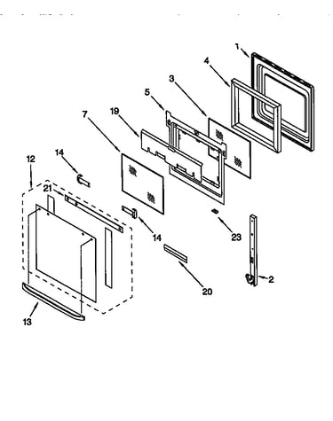 Oven door