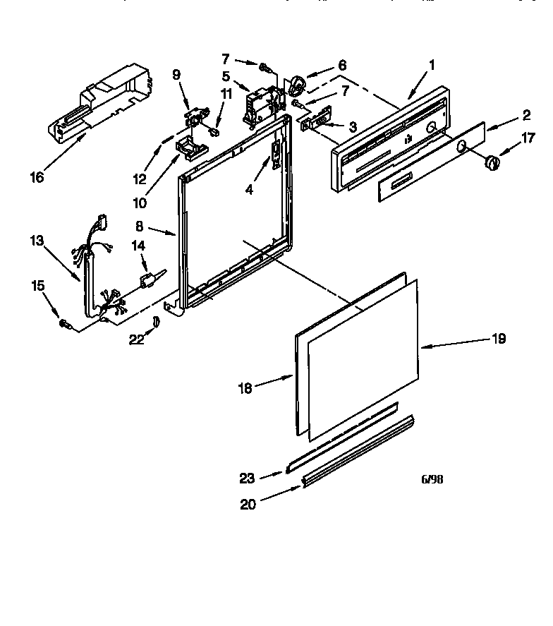 Frame and console