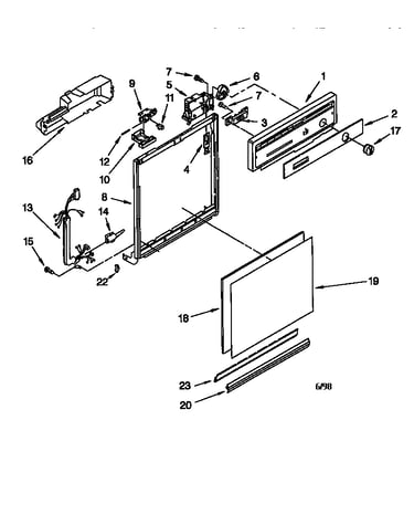 Frame and console