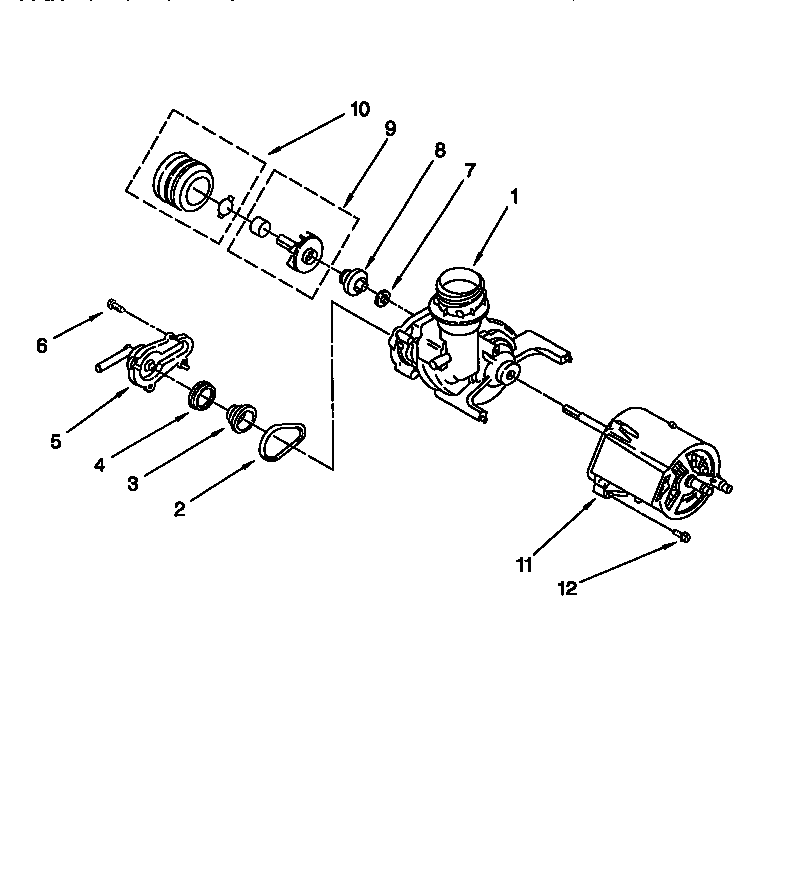 Pump and motor