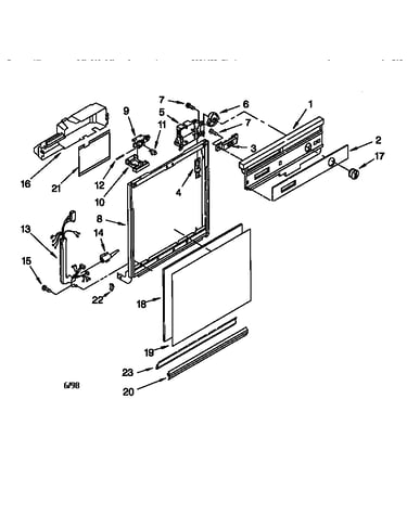 Frame and console