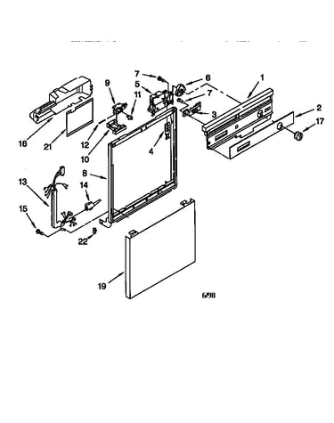 Frame and console