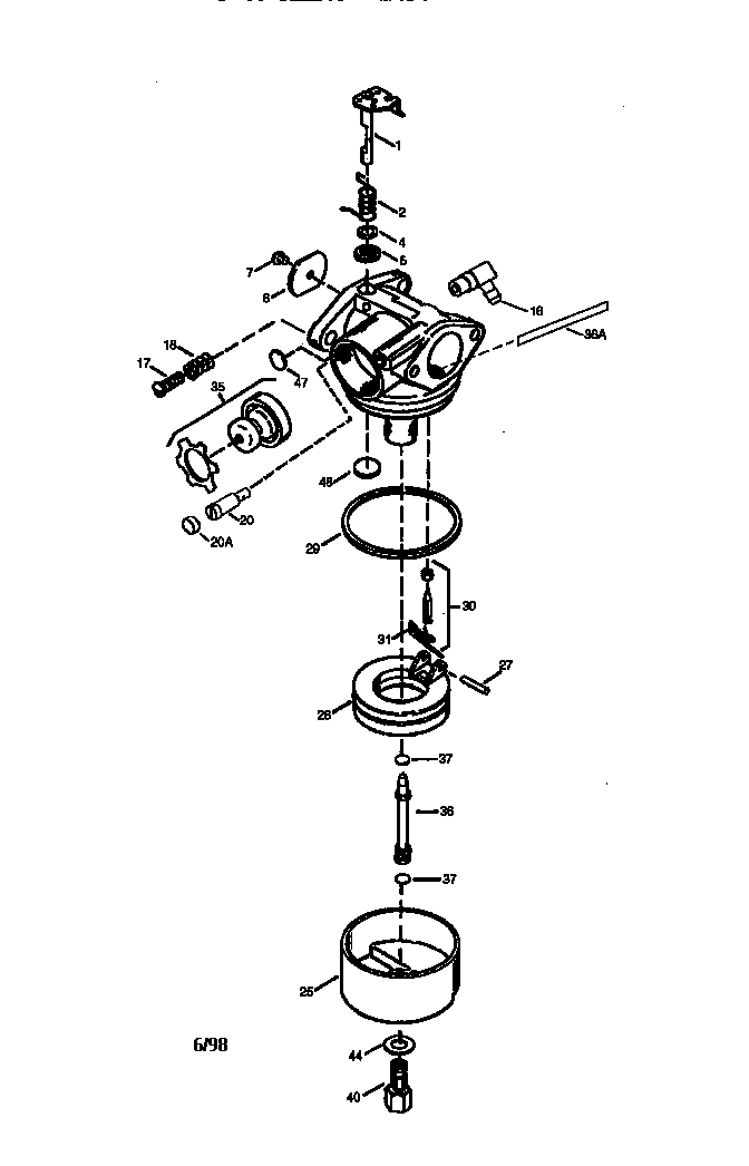 CARBURETOR 640156