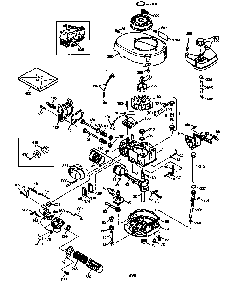 TECUMSEH ENGINE 143.984512